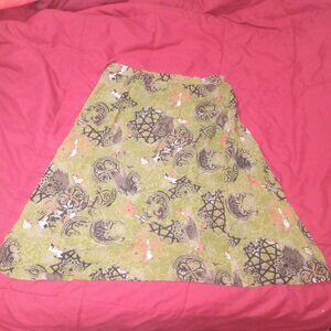 1970s VINTAGE skirt Montreal Hippie Style. Made in canada. As is.